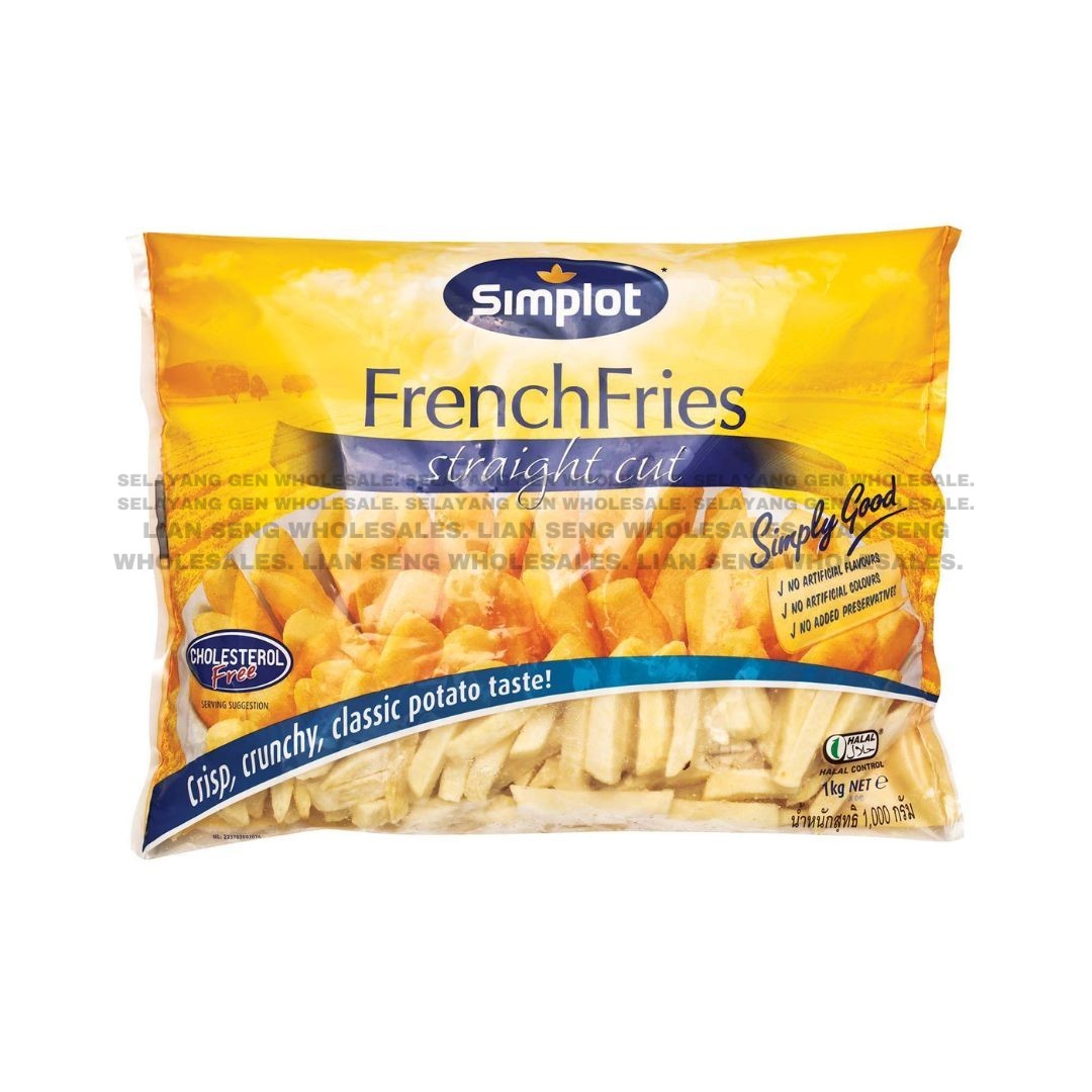 Simplot French Fries Straight Cut Kg Selayang Gen Wholesale