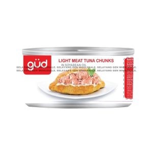 GUD LIGHT MEAT TUNA CHUNKS IN SOYABEAN OIL 1850G*6